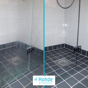 Suihku käsittelyn jälkeen