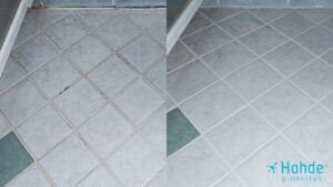 uudelleen saumatut lattialaatat