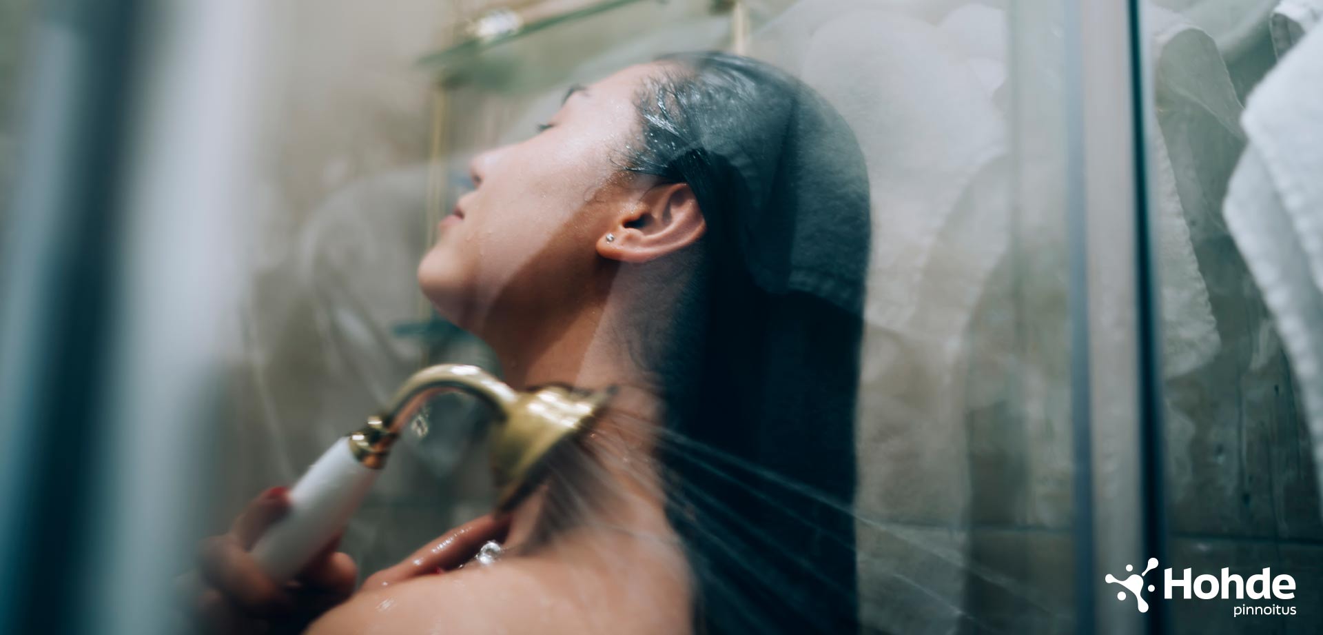 Kylpyhuoneen kosteuskuorman keventäminen